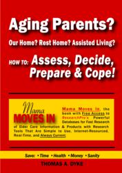 New Cover for Mama Moves In Making the Message for Elder Care Providers Obvious